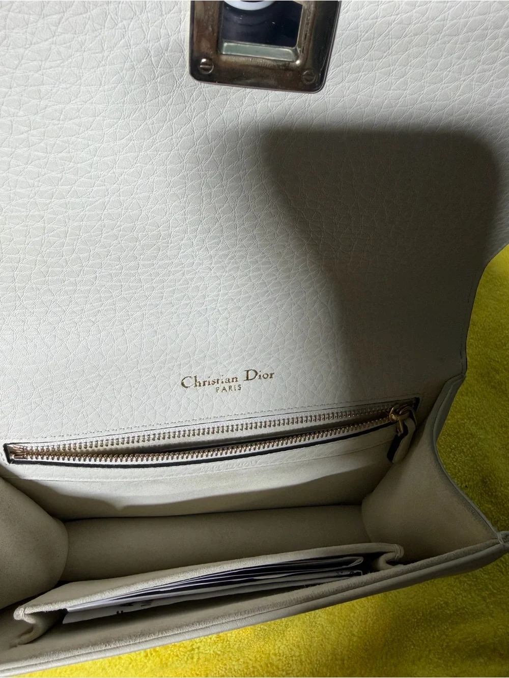 Christian Dior small grained calfskin Diorama flap bag